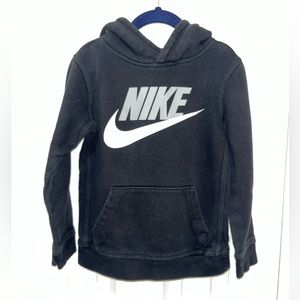 Nike kids sweater with hoodie , size 6